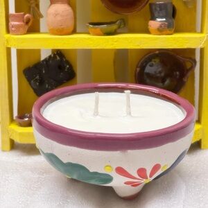 Hand poured soy candles unscented. Unscented candles